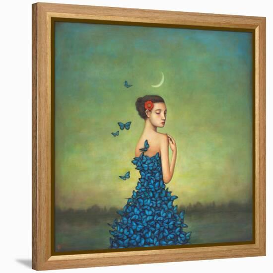 Metamorphosis in Blue-Duy Huynh-Framed Stretched Canvas