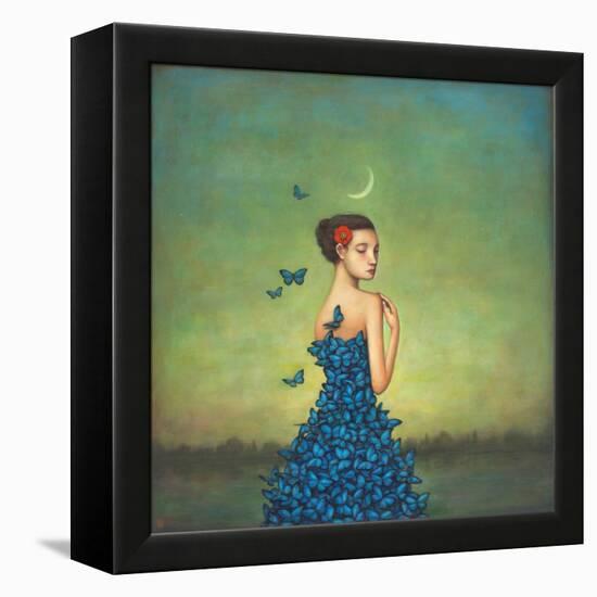 Metamorphosis in Blue-Duy Huynh-Framed Stretched Canvas