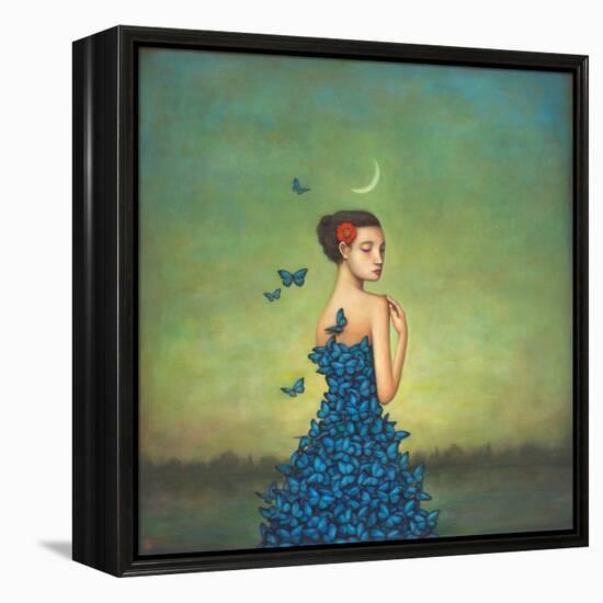 Metamorphosis in Blue-Duy Huynh-Framed Stretched Canvas