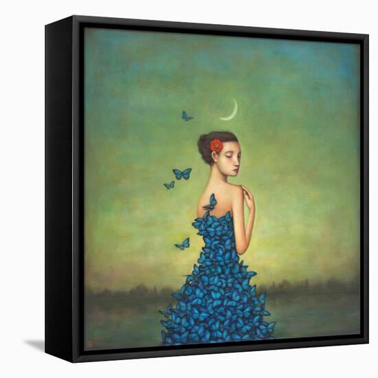 Metamorphosis in Blue-Duy Huynh-Framed Stretched Canvas