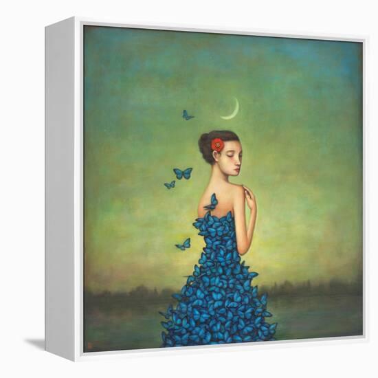 Metamorphosis in Blue-Duy Huynh-Framed Stretched Canvas