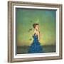 Metamorphosis in Blue-Duy Huynh-Framed Art Print