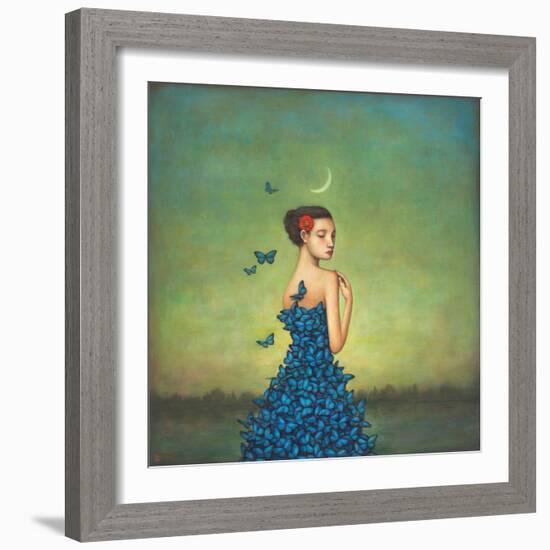 Metamorphosis in Blue-Duy Huynh-Framed Art Print