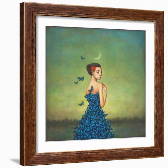 Metamorphosis in Blue-Duy Huynh-Framed Art Print