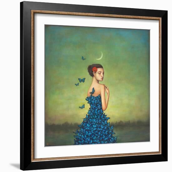 Metamorphosis in Blue-Duy Huynh-Framed Art Print