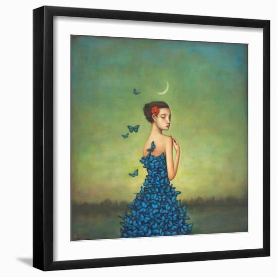 Metamorphosis in Blue-Duy Huynh-Framed Art Print