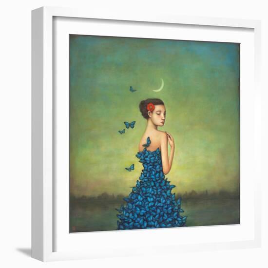 Metamorphosis in Blue-Duy Huynh-Framed Art Print