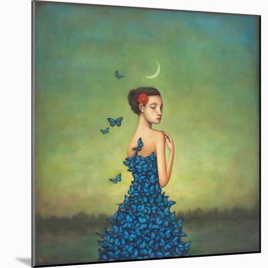 Metamorphosis in Blue-Duy Huynh-Mounted Art Print