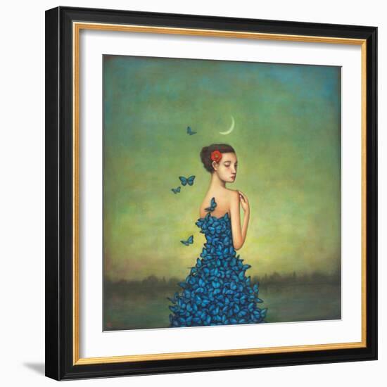 Metamorphosis in Blue-Duy Huynh-Framed Art Print