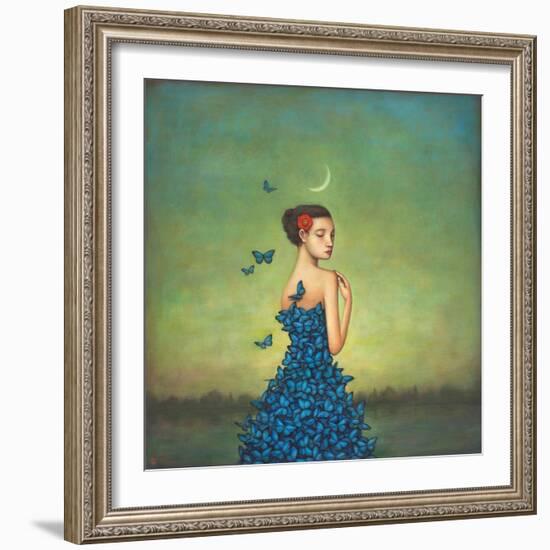 Metamorphosis in Blue-Duy Huynh-Framed Premium Giclee Print