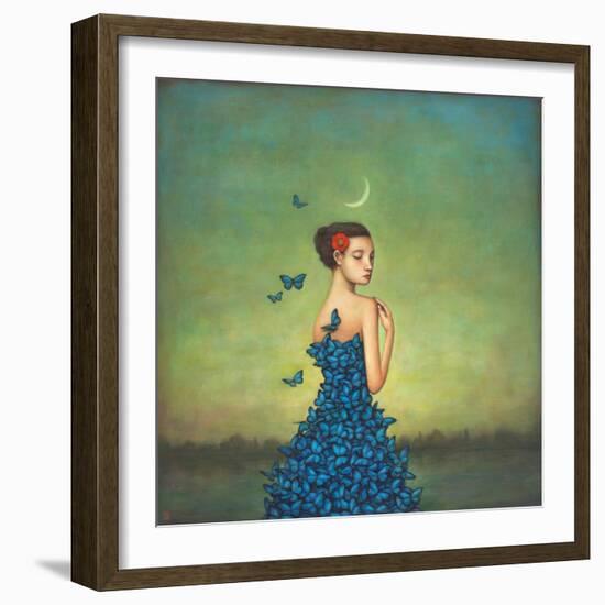 Metamorphosis in Blue-Duy Huynh-Framed Premium Giclee Print