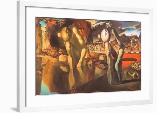 Metamorphosis of Narcissus, 1937-Salvador Dalí-Framed Art Print