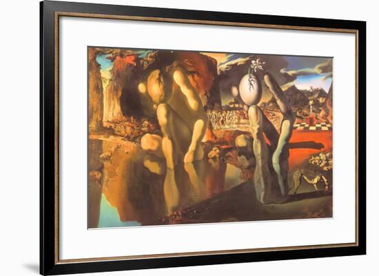 Metamorphosis of Narcissus, 1937-Salvador Dalí-Framed Art Print