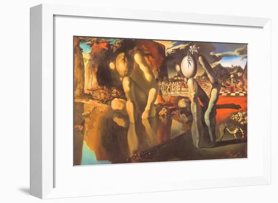 Metamorphosis of Narcissus, 1937-Salvador Dalí-Framed Art Print