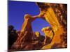 Metate Arch in the Devils Garden, Grand Staircase Escalante, Utah-Chuck Haney-Mounted Photographic Print