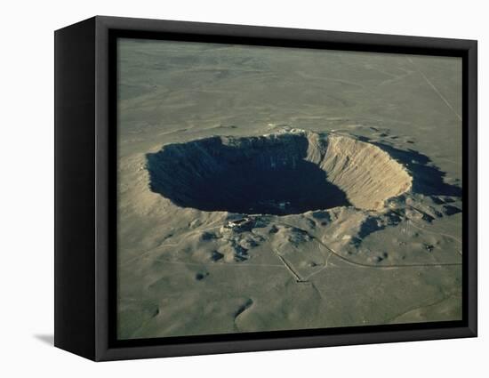 Meteor Crater, the Largest Known in the World, Arizona, USA-Ursula Gahwiler-Framed Premier Image Canvas