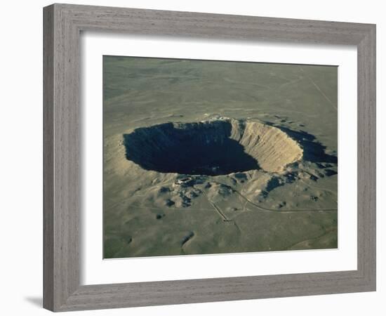 Meteor Crater, the Largest Known in the World, Arizona, USA-Ursula Gahwiler-Framed Photographic Print