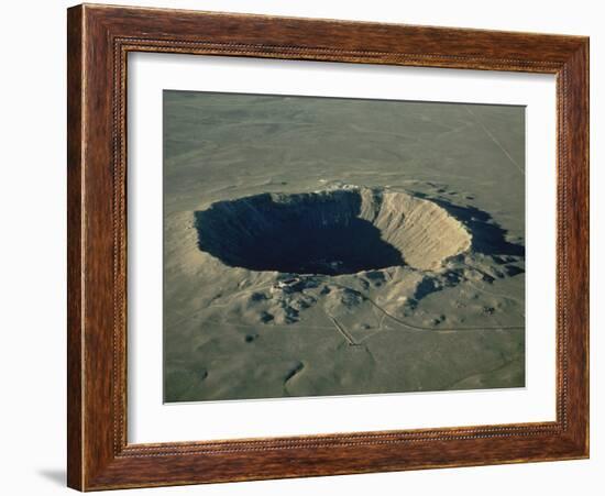 Meteor Crater, the Largest Known in the World, Arizona, USA-Ursula Gahwiler-Framed Photographic Print