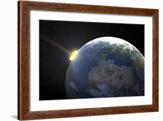 Meteor Impact, Artwork-null-Framed Photographic Print