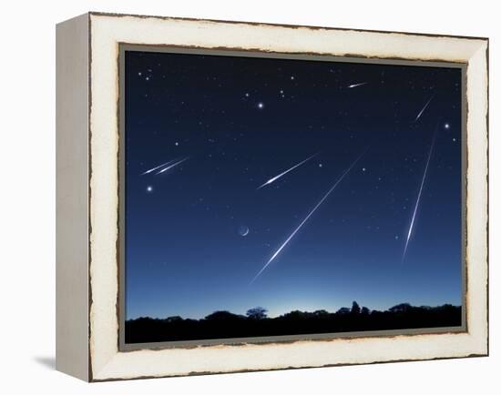 Meteor Shower, Artwork-Detlev Van Ravenswaay-Framed Premier Image Canvas