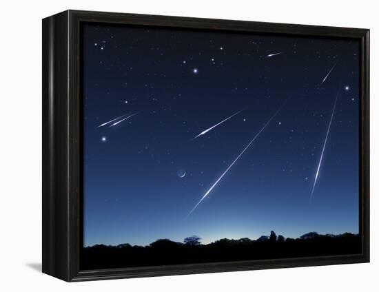 Meteor Shower, Artwork-Detlev Van Ravenswaay-Framed Premier Image Canvas