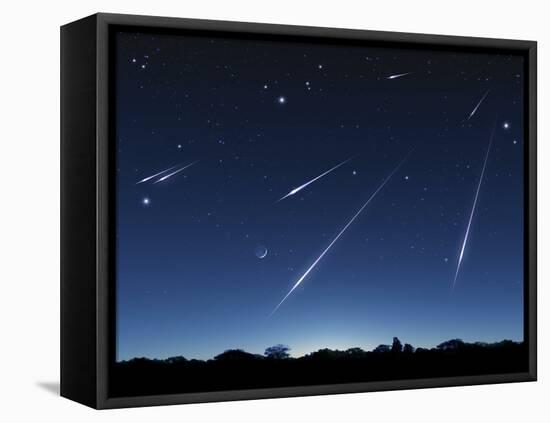 Meteor Shower, Artwork-Detlev Van Ravenswaay-Framed Premier Image Canvas