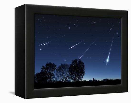 Meteor Shower, Artwork-Detlev Van Ravenswaay-Framed Premier Image Canvas