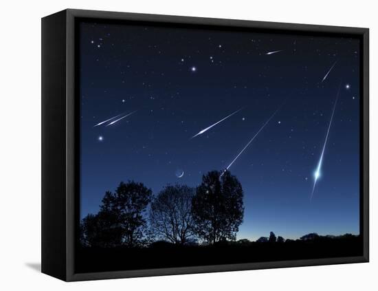 Meteor Shower, Artwork-Detlev Van Ravenswaay-Framed Premier Image Canvas