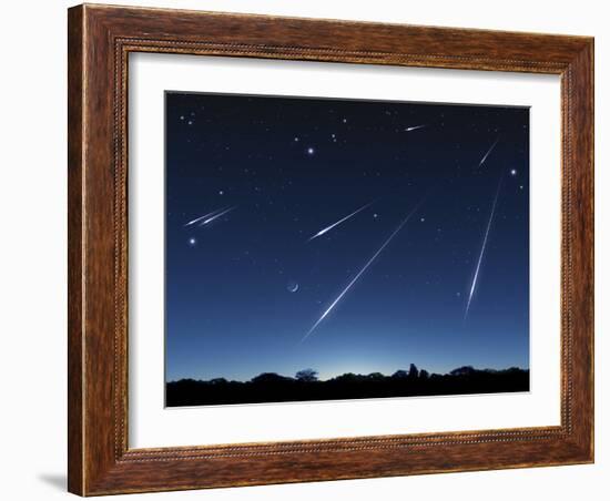 Meteor Shower, Artwork-Detlev Van Ravenswaay-Framed Photographic Print