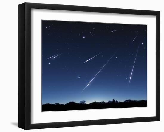 Meteor Shower, Artwork-Detlev Van Ravenswaay-Framed Photographic Print