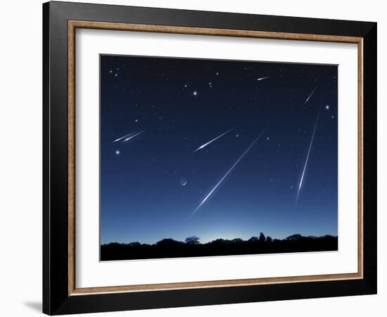 Meteor Shower, Artwork-Detlev Van Ravenswaay-Framed Photographic Print