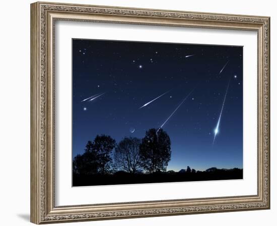 Meteor Shower, Artwork-Detlev Van Ravenswaay-Framed Photographic Print