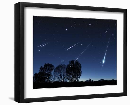 Meteor Shower, Artwork-Detlev Van Ravenswaay-Framed Photographic Print