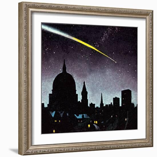 Meteorites in the Night Sky-McConnell-Framed Giclee Print