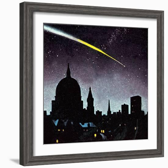 Meteorites in the Night Sky-McConnell-Framed Giclee Print