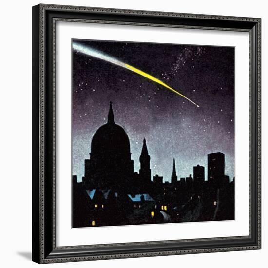 Meteorites in the Night Sky-McConnell-Framed Giclee Print