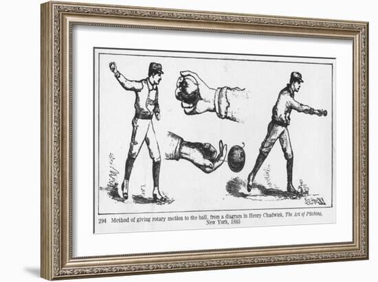 Method of Giving Rotary Motion to the Ball-null-Framed Giclee Print