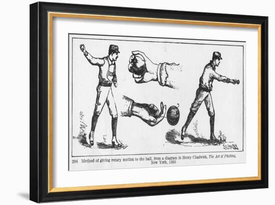 Method of Giving Rotary Motion to the Ball-null-Framed Giclee Print