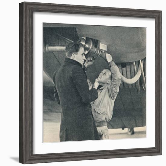 Method of refuelling aircraft devised by Sir Alan Cobham, c1936 (c1937)-Unknown-Framed Photographic Print