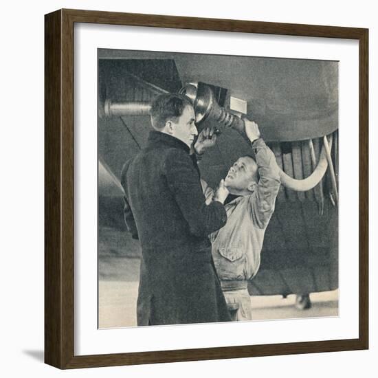 Method of refuelling aircraft devised by Sir Alan Cobham, c1936 (c1937)-Unknown-Framed Photographic Print