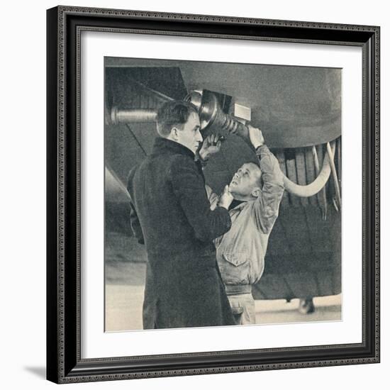 Method of refuelling aircraft devised by Sir Alan Cobham, c1936 (c1937)-Unknown-Framed Photographic Print