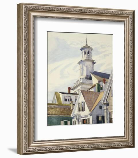 Methodist Church Tower, 1930-Edward Hopper-Framed Art Print