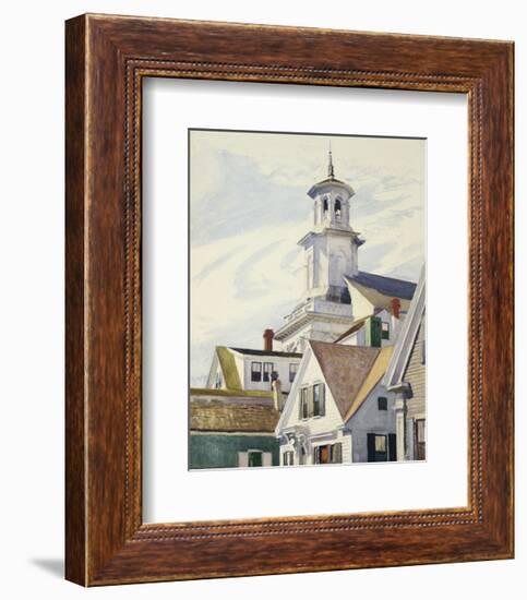 Methodist Church Tower, 1930-Edward Hopper-Framed Art Print