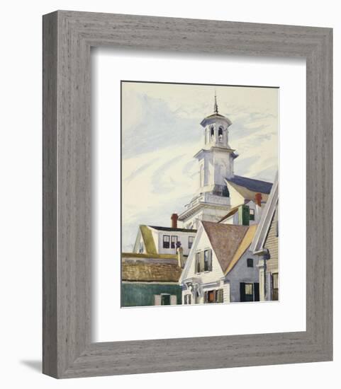 Methodist Church Tower, 1930-Edward Hopper-Framed Art Print