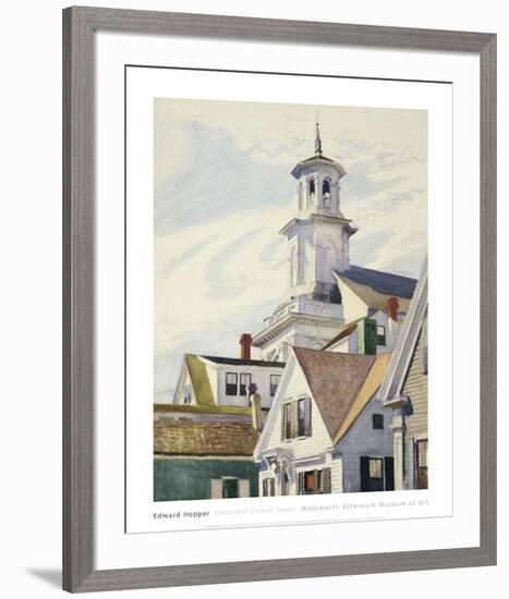 Methodist Church Tower, 1930-Edward Hopper-Framed Art Print