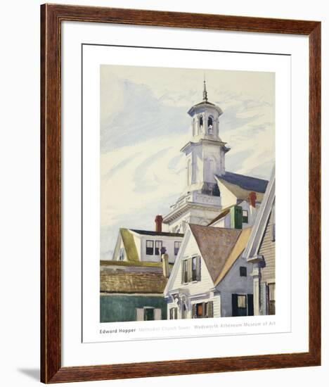 Methodist Church Tower, 1930-Edward Hopper-Framed Art Print