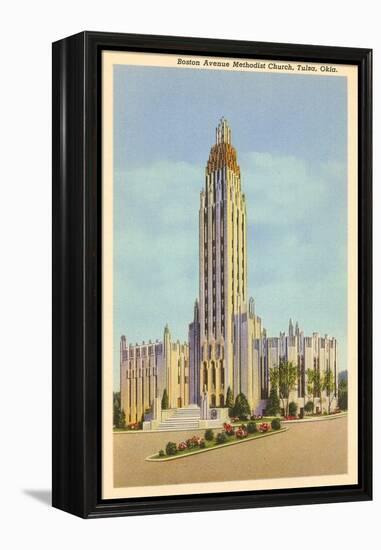 Methodist Church, Tulsa, Oklahoma-null-Framed Stretched Canvas