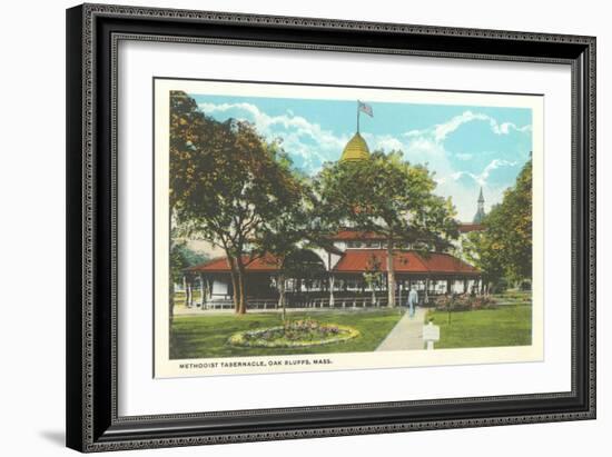 Methodist Tabernacle, Oak Bluffs-null-Framed Art Print