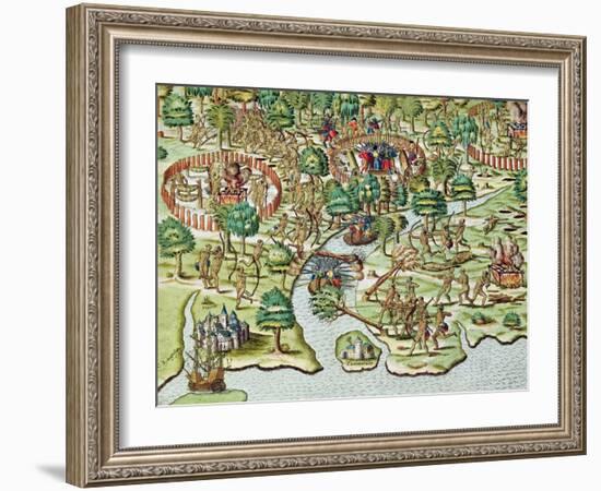 Methods of Sieging and Attacking, c.1592-Theodor de Bry-Framed Giclee Print