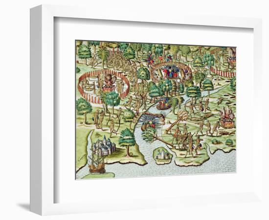 Methods of Sieging and Attacking, c.1592-Theodor de Bry-Framed Giclee Print